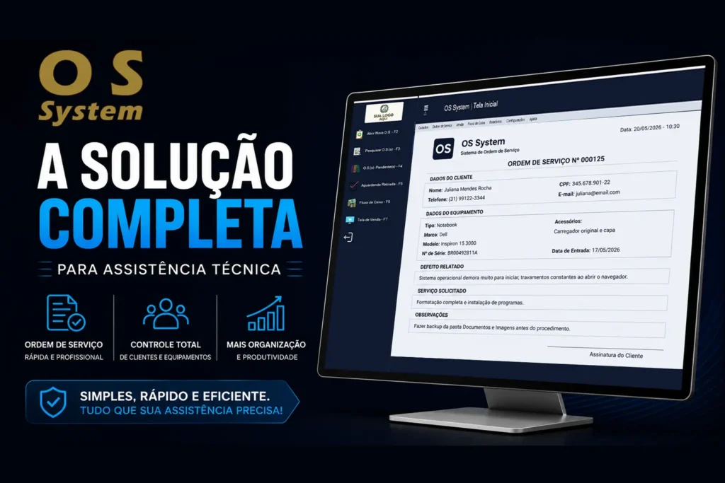 Solução para assistência técnica